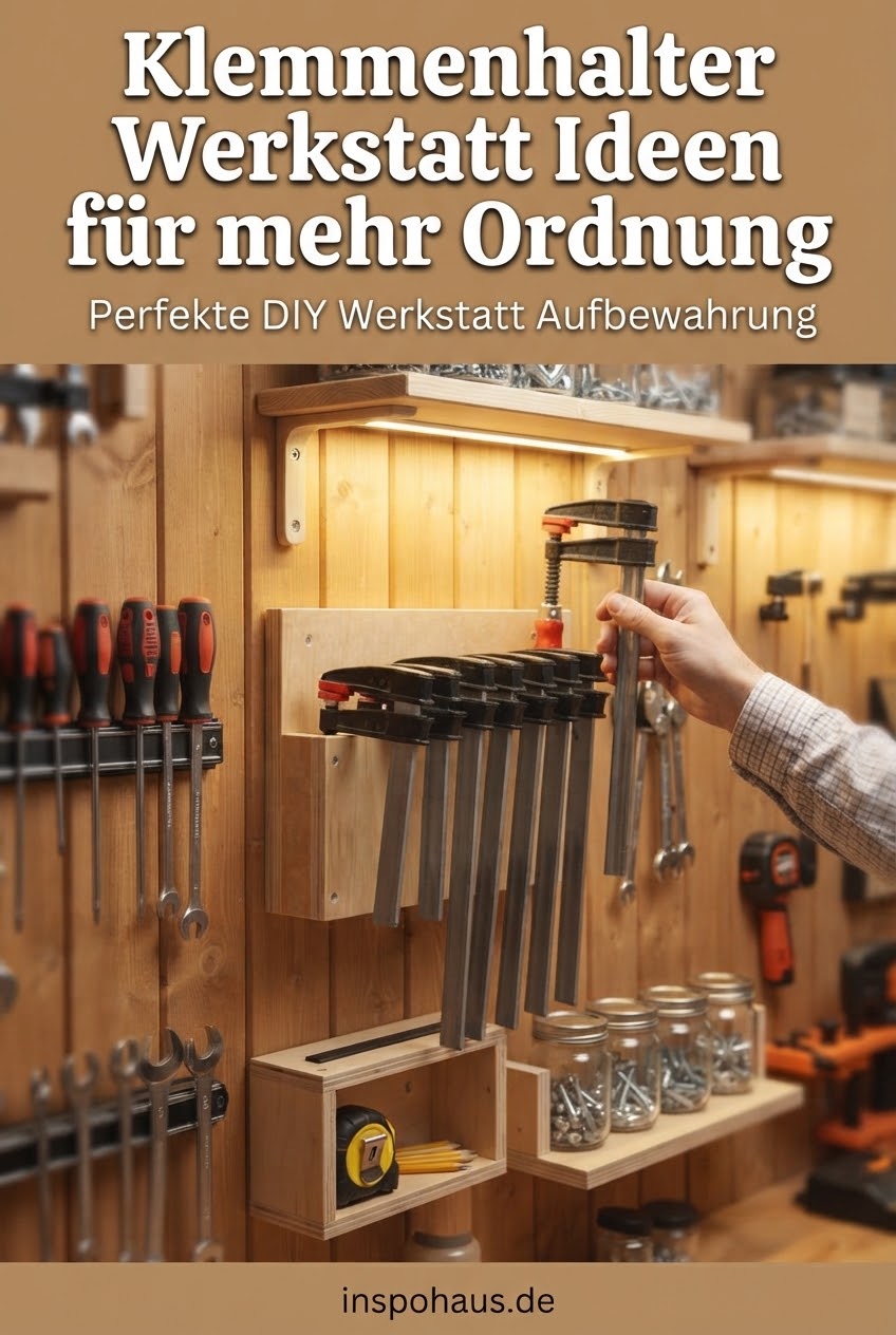 Klemmenhalter Werkstatt Ideen für mehr Ordnung