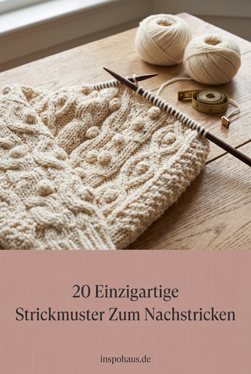 20 Einzigartige Strickmuster Zum Nachstricken