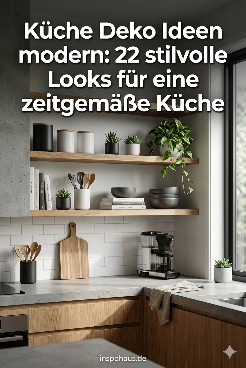 Küche Deko Ideen modern: 22 stilvolle Looks für eine zeitgemäße Küche