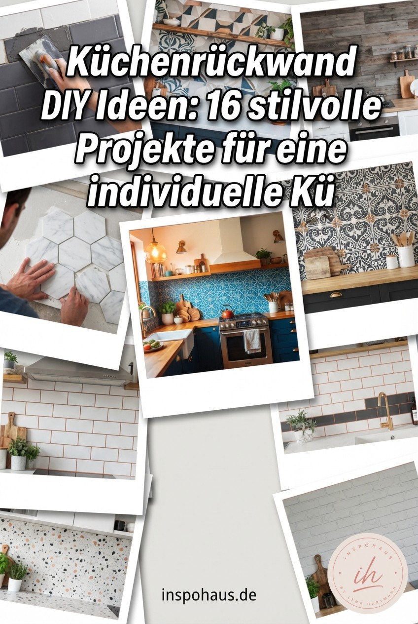 Küchenrückwand DIY Ideen: 16 stilvolle Projekte für eine individuelle Küche