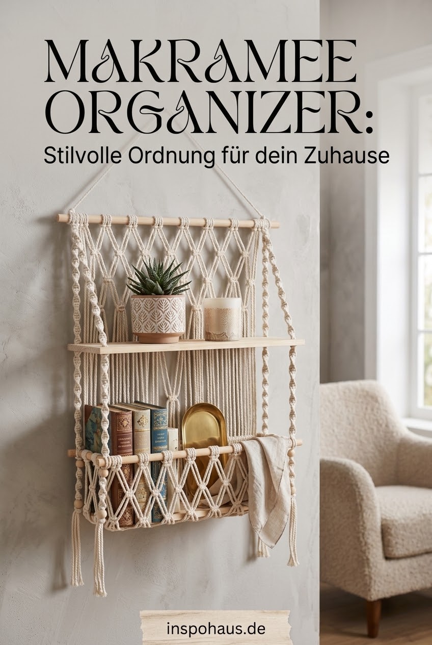 Makramee Organizer: Stilvolle Ordnung für dein Zuhause