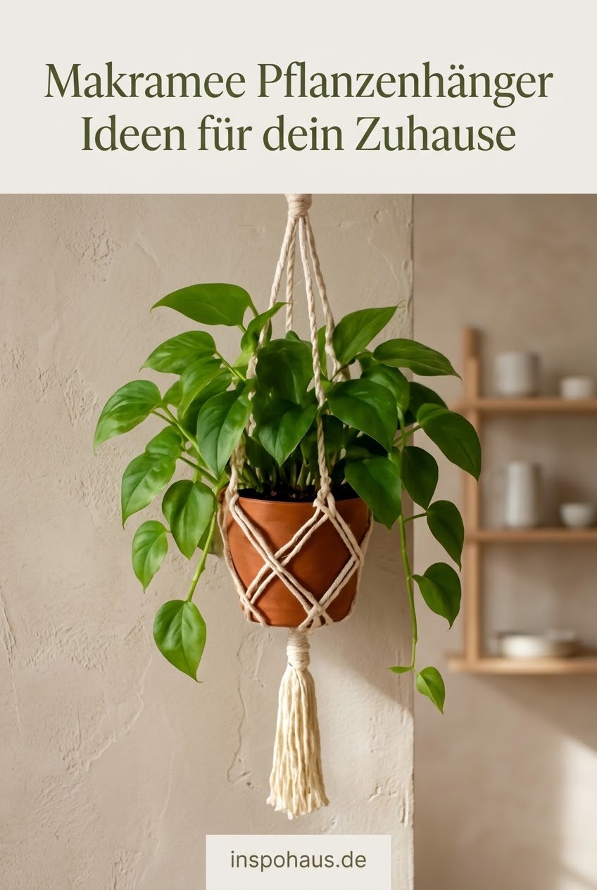 Makramee Pflanzenhänger Ideen für dein Zuhause