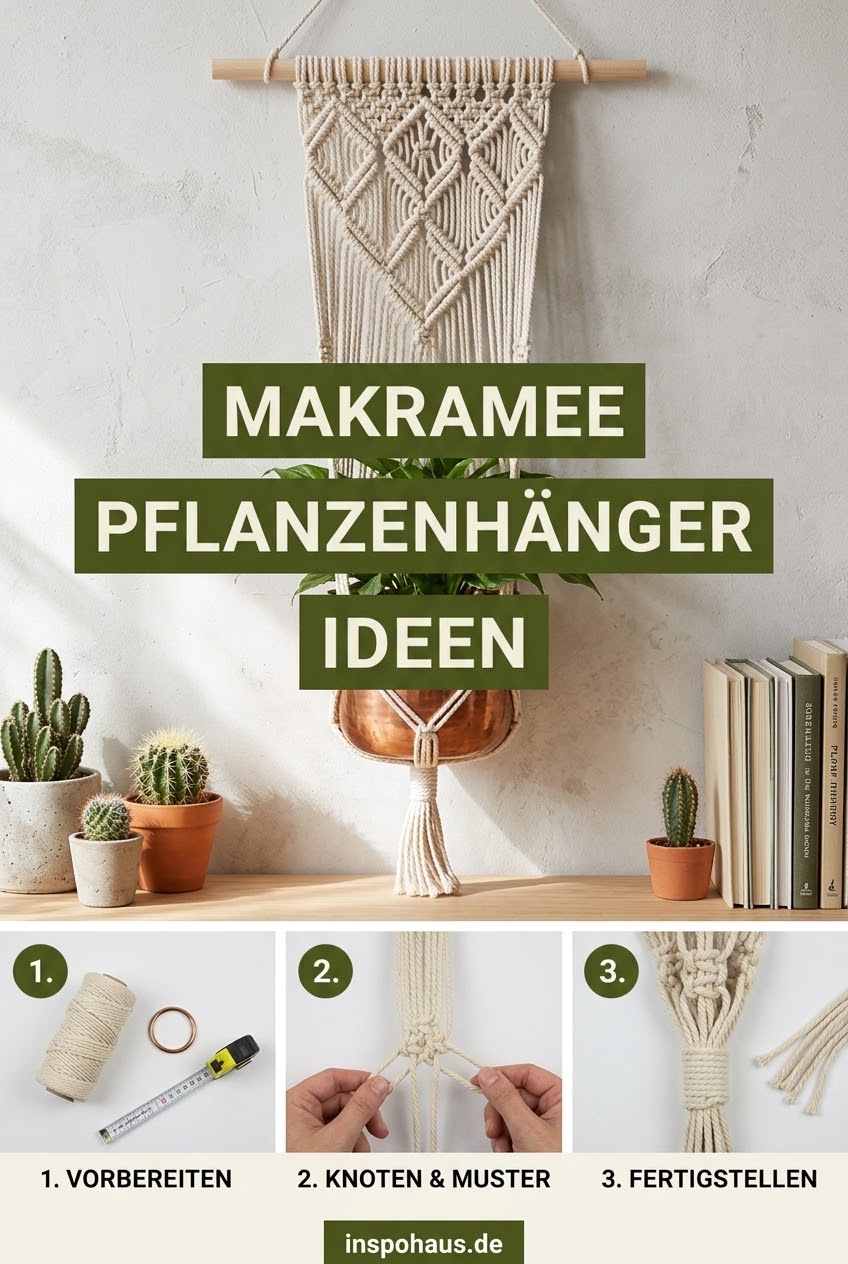 Makramee Pflanzenhänger Ideen