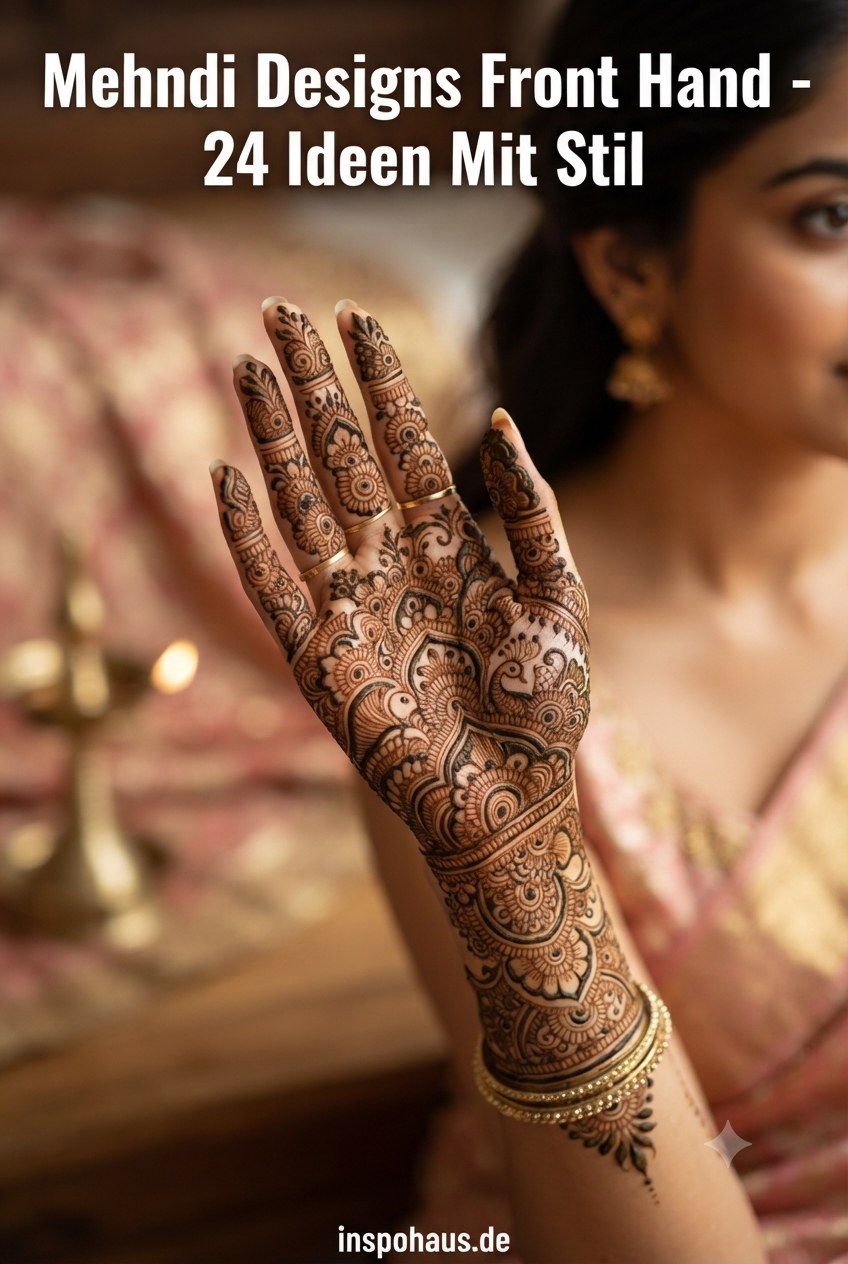 Mehndi Designs Front Hand - 24 Ideen Mit Stil