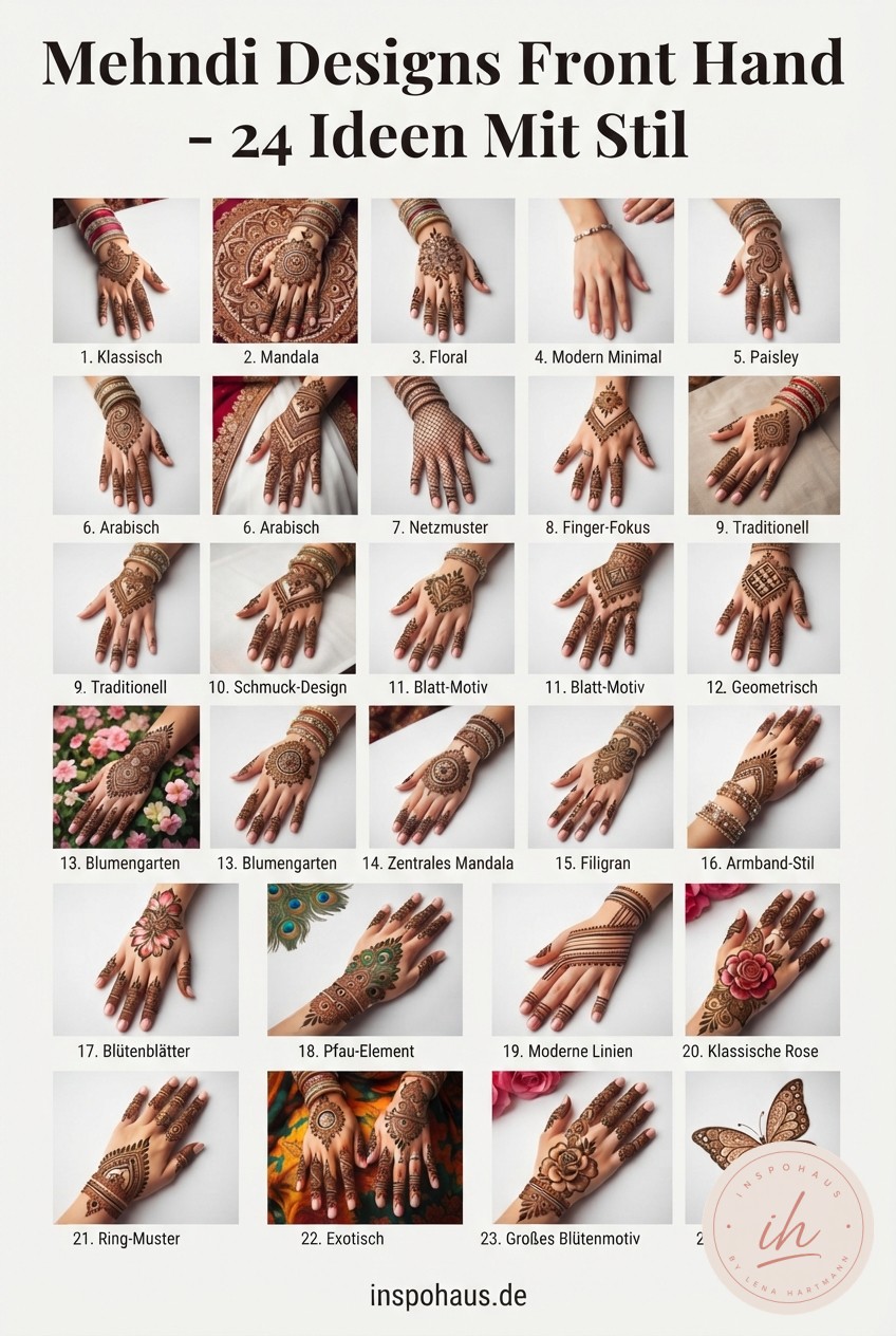 Mehndi Designs Front Hand - 24 Ideen Mit Stil