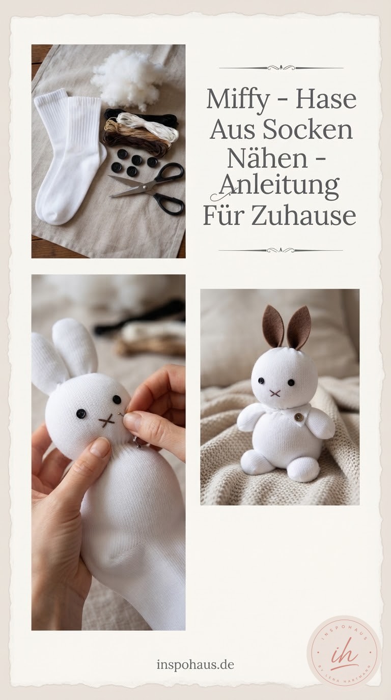 Miffy - Hase Aus Socken Nähen - Anleitung Für Zuhause