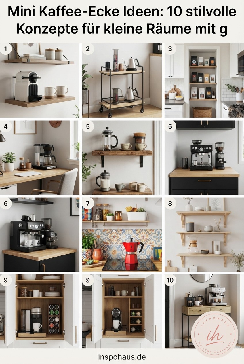 Mini Kaffee-Ecke Ideen: 10 stilvolle Konzepte für kleine Räume mit großer Wirkung
