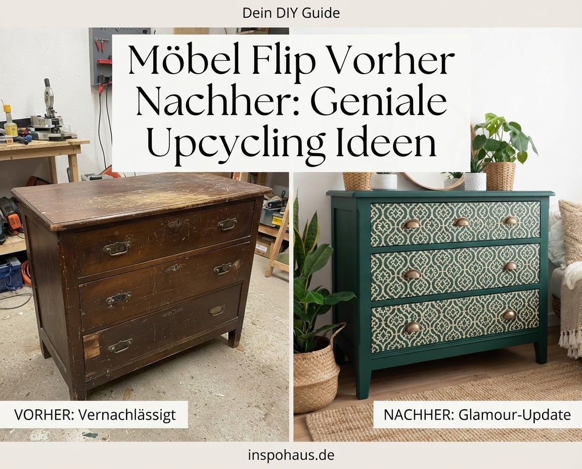 Möbel Flip Vorher Nachher: Geniale Upcycling Ideen