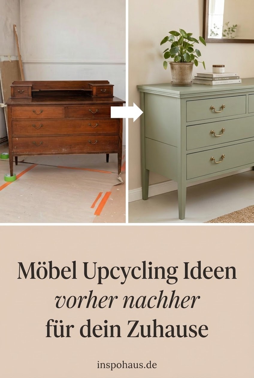 Möbel Upcycling Ideen vorher nachher für dein Zuhause