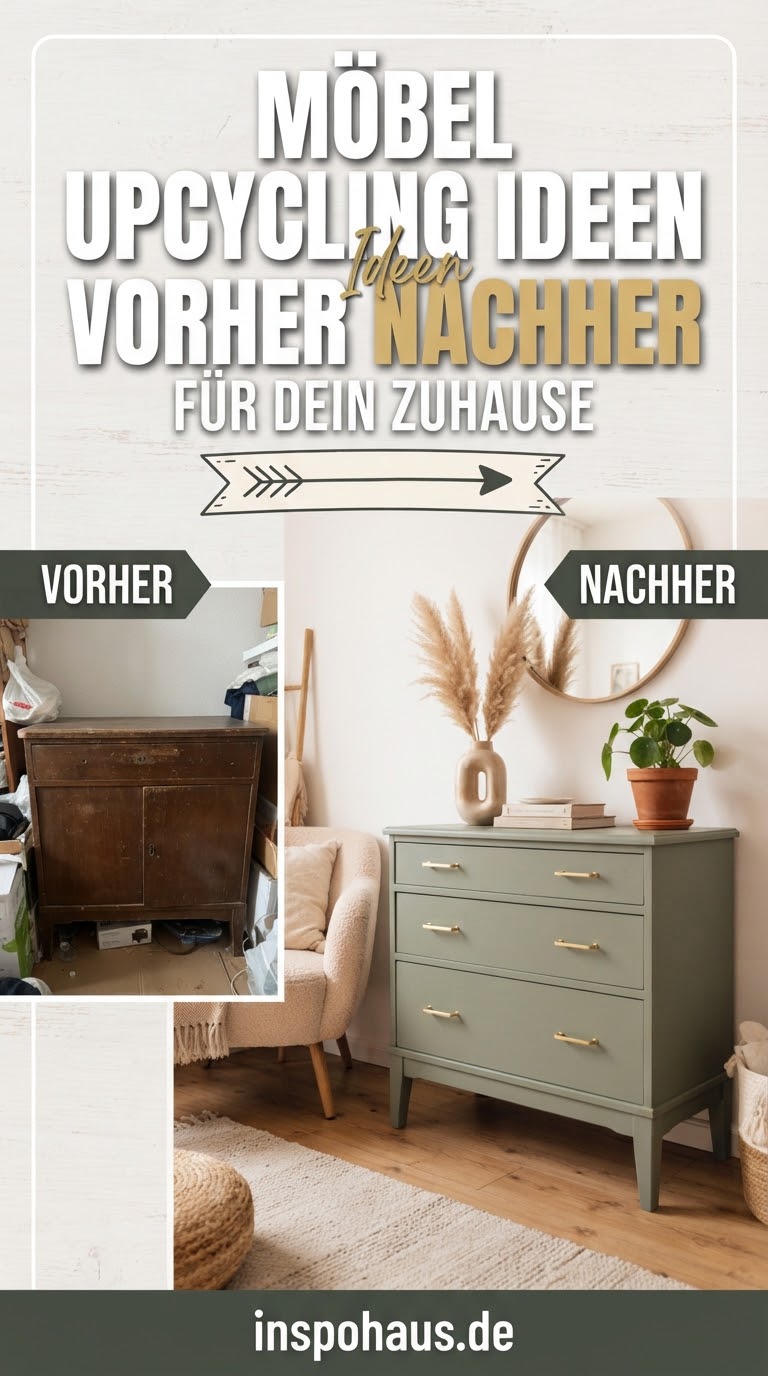 Möbel Upcycling Ideen vorher nachher für dein Zuhause