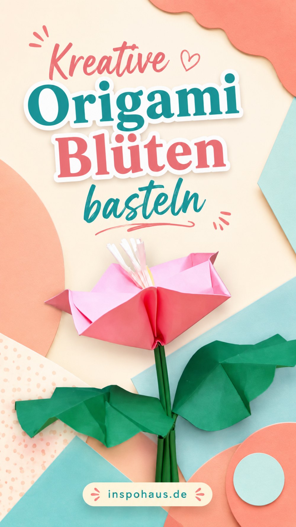 Kreative Origami Blüten basteln