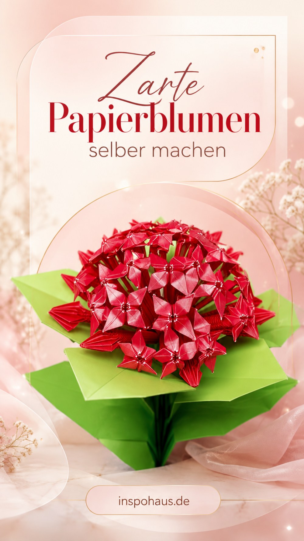 Zarte Papierblumen selber machen