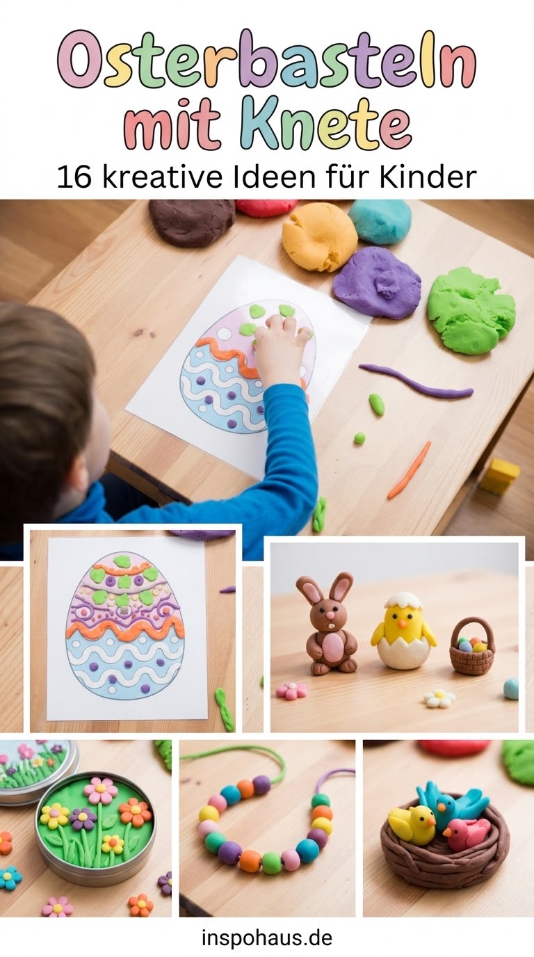 Osterbasteln mit Knete: 16 kreative Ideen für Kinder