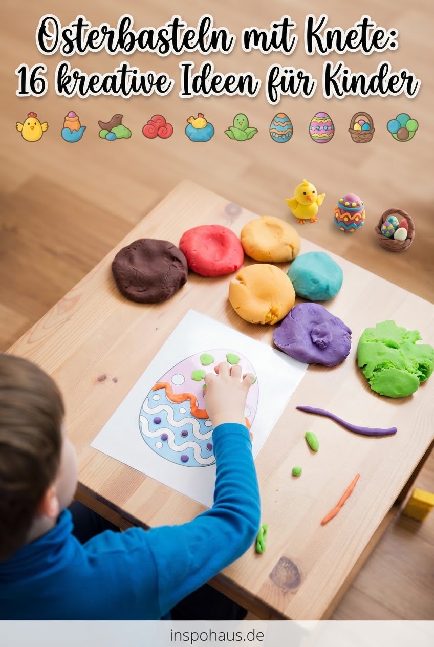 Osterbasteln mit Knete: 16 kreative Ideen für Kinder