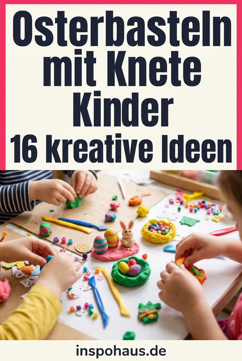 Osterbasteln mit Knete Kinder 16 kreative Ideen