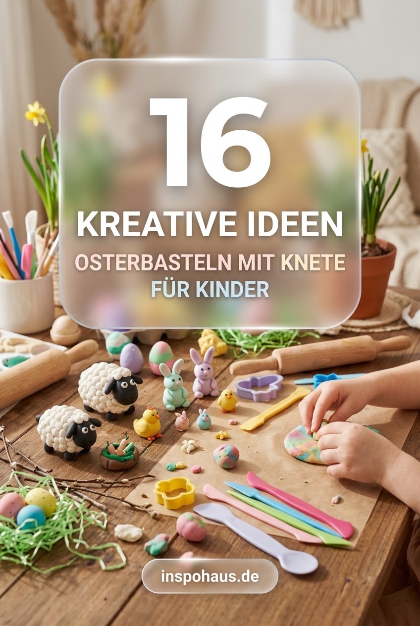 Osterbasteln mit Knete Kinder 16 kreative Ideen