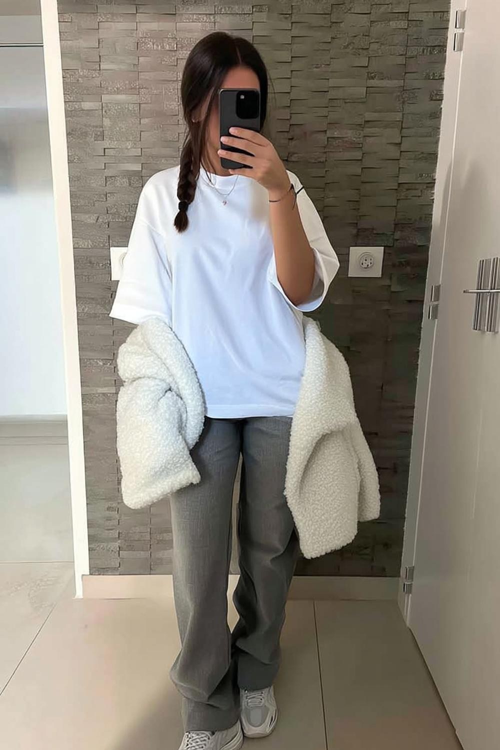 Kuscheliger Teddy Mantel