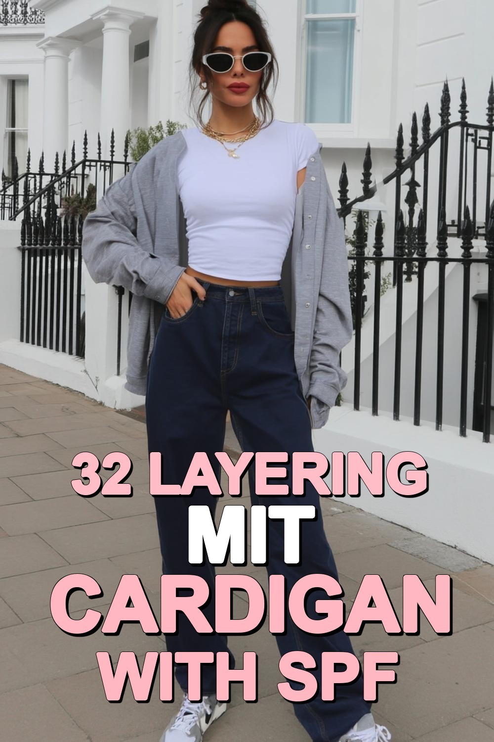 Layering mit Cardigan