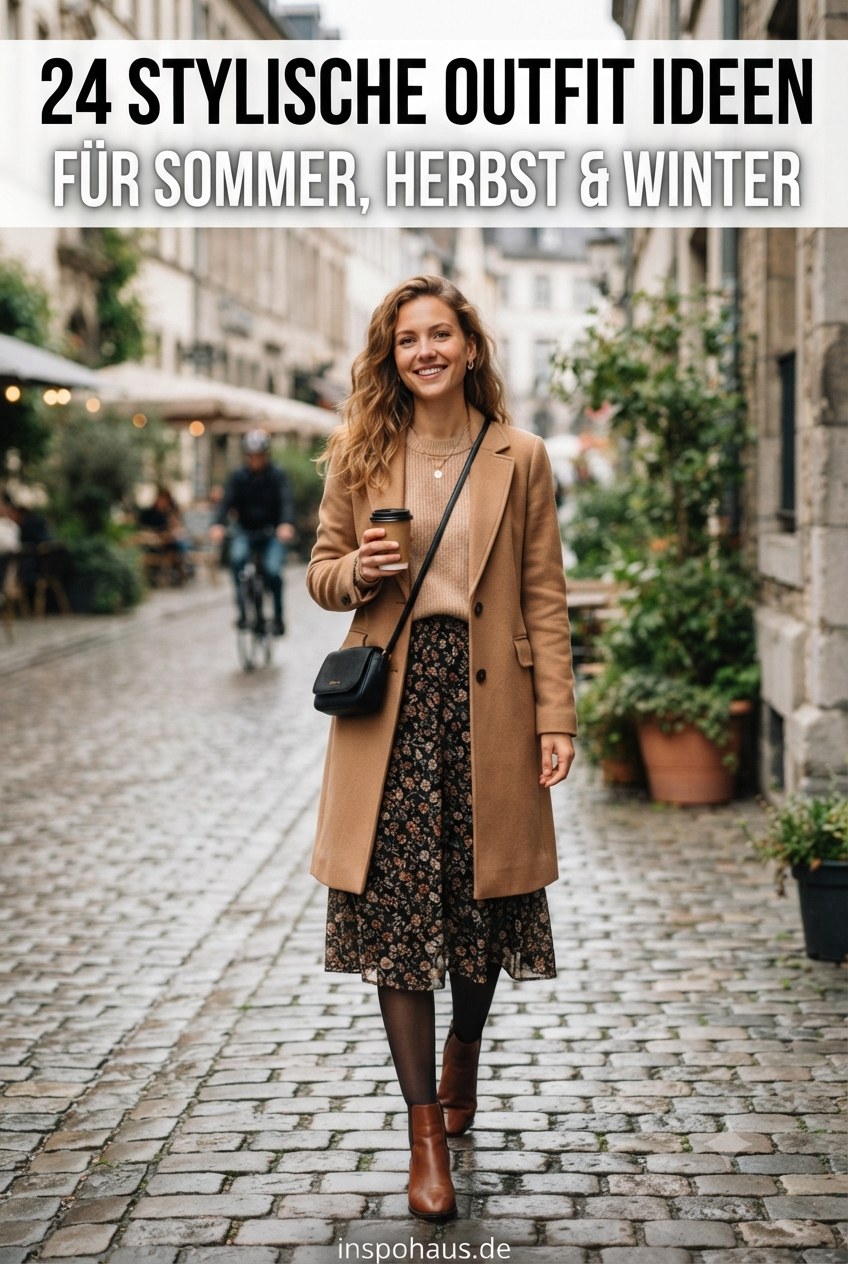 24 Stylische Outfit Ideen für Sommer, Herbst & Winter