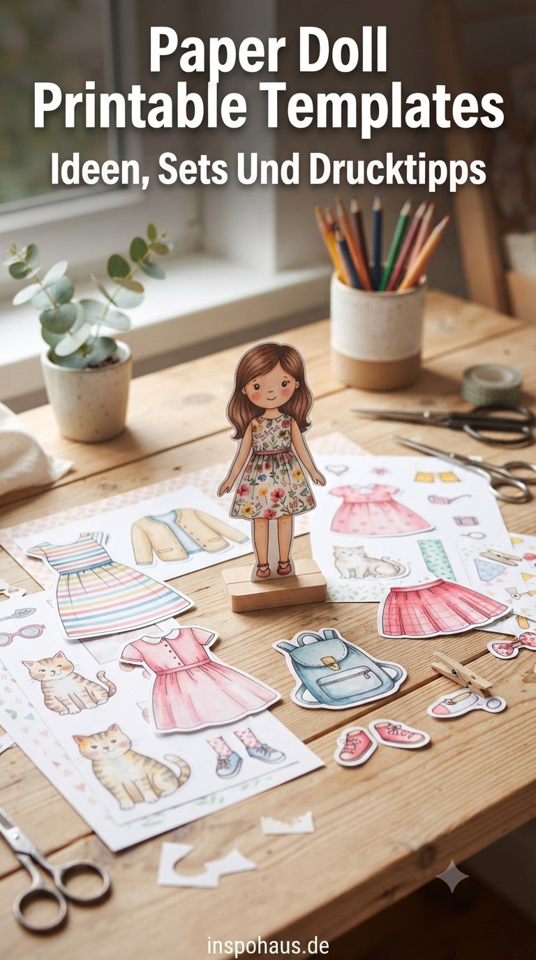 Paper Doll Printable Templates - Ideen, Sets Und Drucktipps