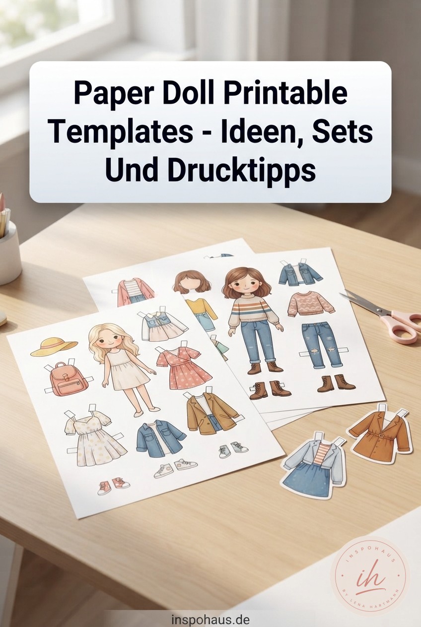 Paper Doll Printable Templates - Ideen, Sets Und Drucktipps