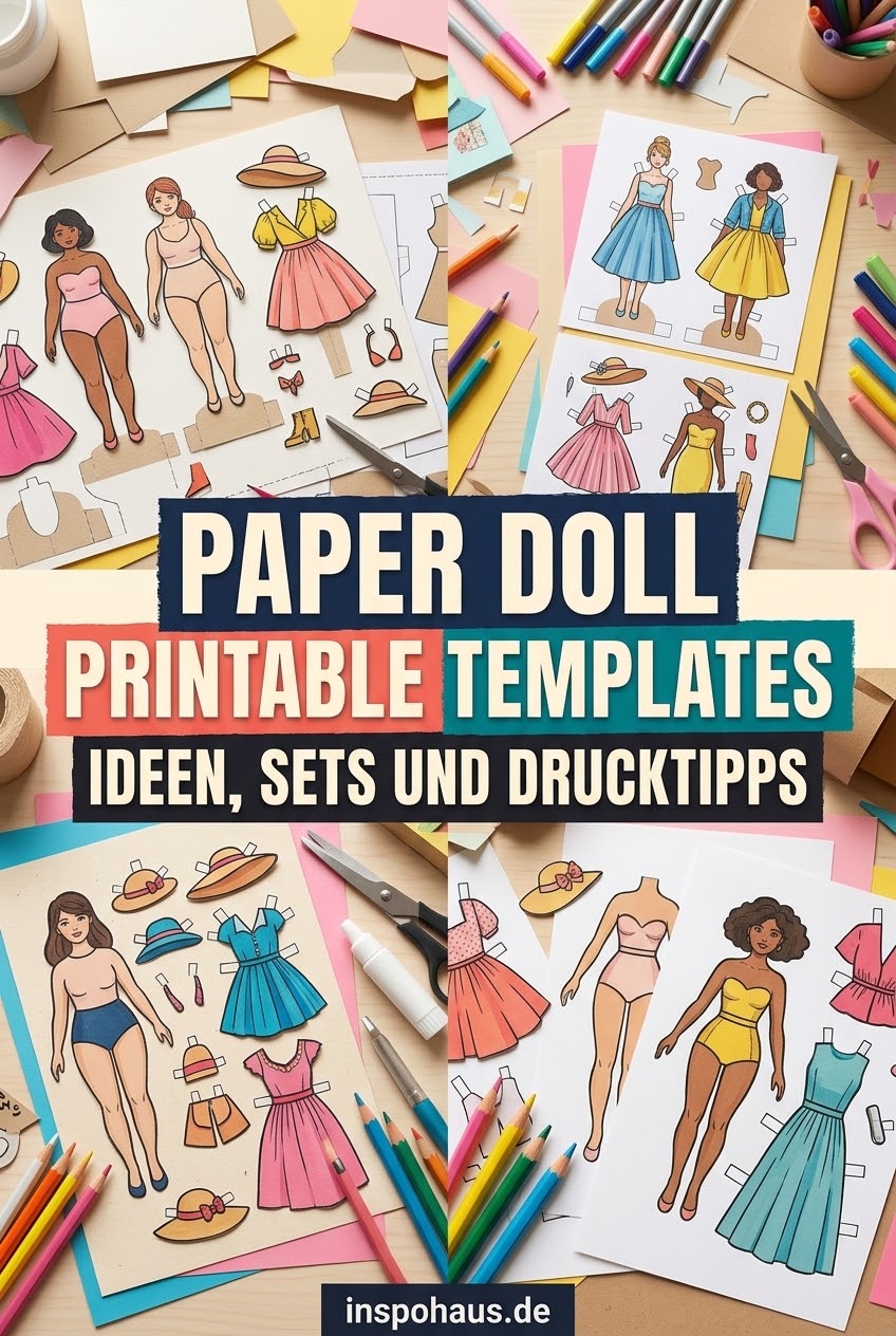Paper Doll Printable Templates - Ideen, Sets Und Drucktipps