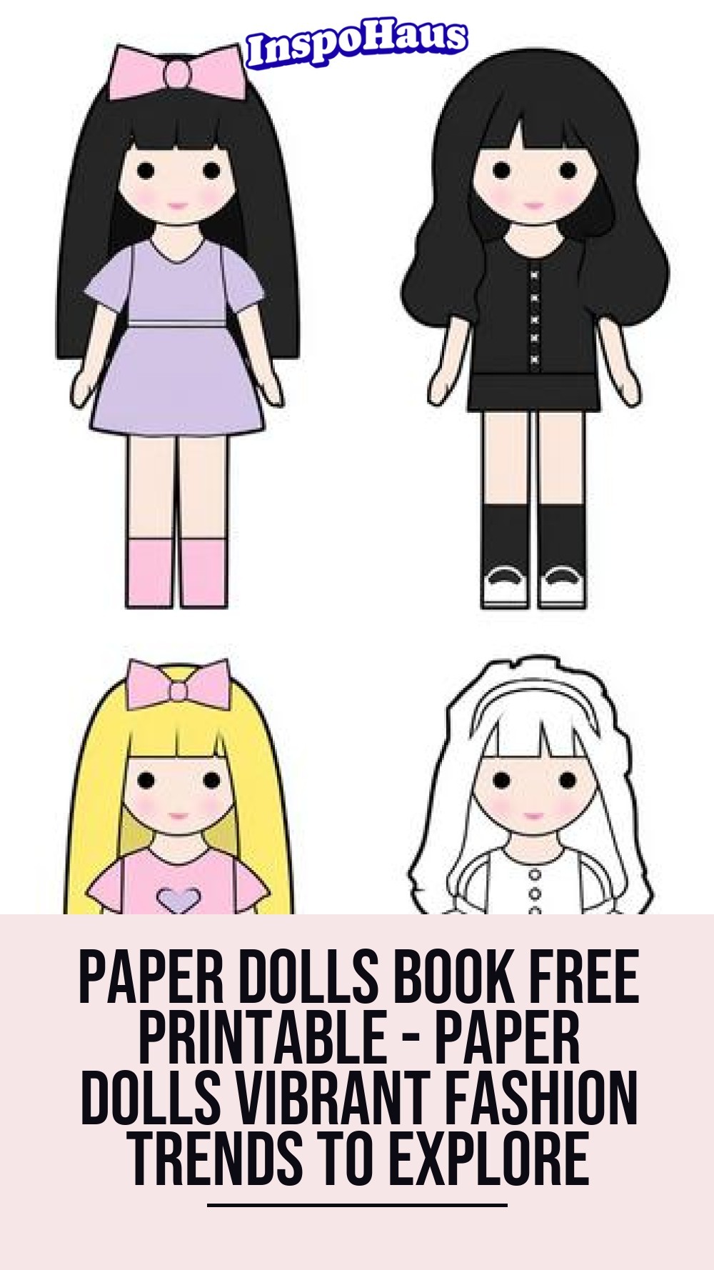 paper dolls book free printable - Paper Dolls Vibrant Fashion Trends to Explore