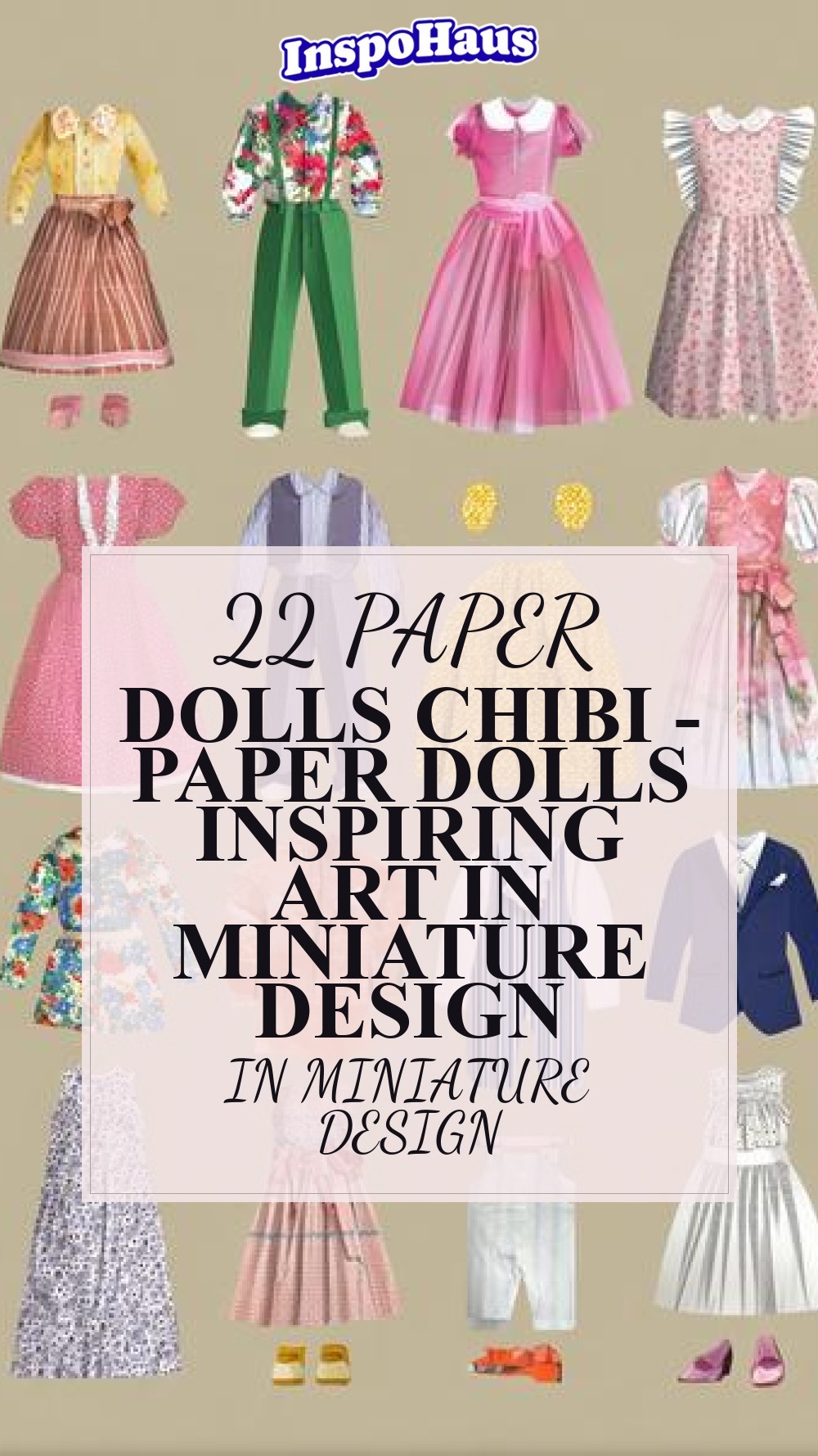 paper dolls chibi - Paper Dolls Inspiring Art in Miniature Design