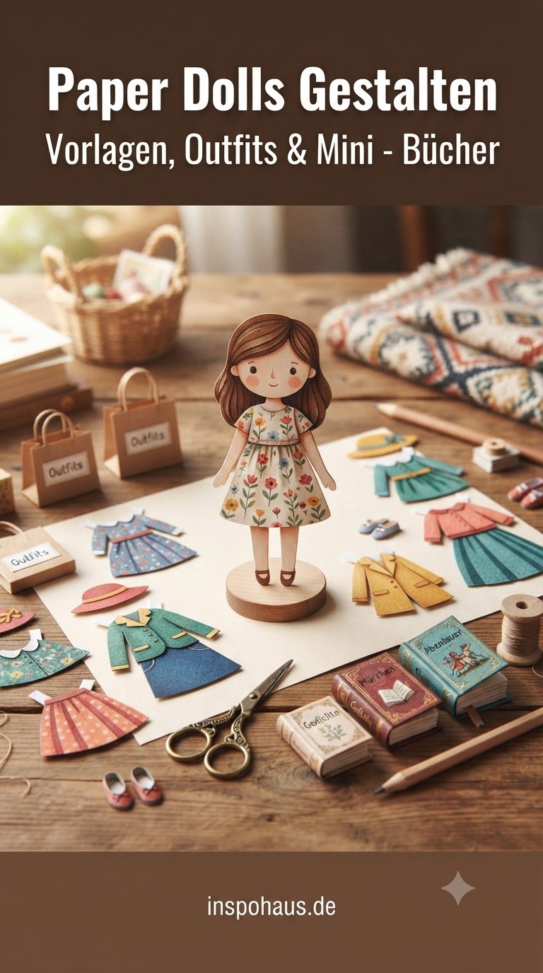Paper Dolls Gestalten - Vorlagen, Outfits & Mini - Bücher