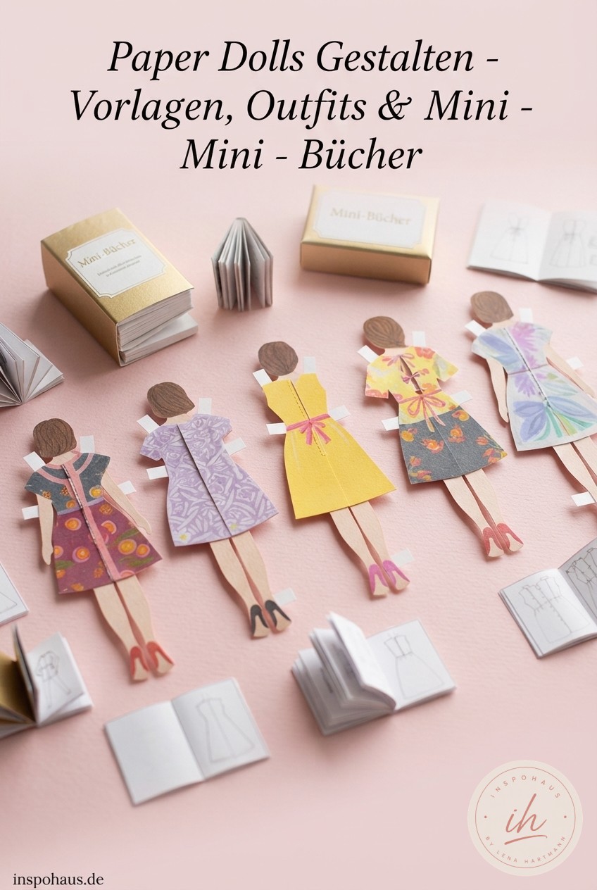 Paper Dolls Gestalten - Vorlagen, Outfits & Mini - Bücher