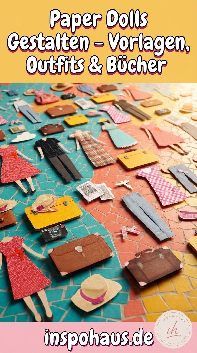 Paper Dolls Gestalten - Vorlagen, Outfits & Mini - Bücher