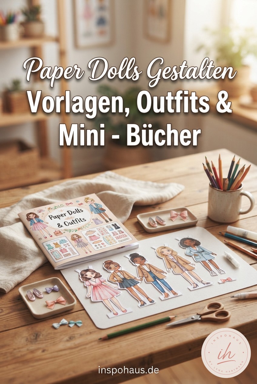 Paper Dolls Gestalten - Vorlagen, Outfits & Mini - Bücher