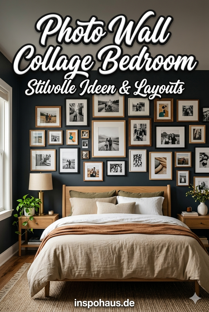 Photo Wall Collage Bedroom - Stilvolle Ideen & Layouts