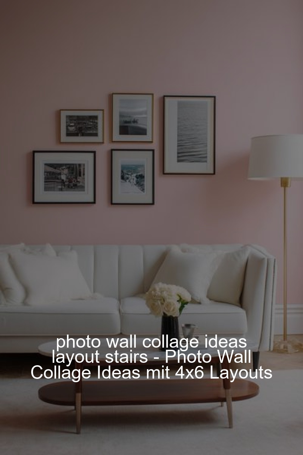 photo wall collage ideas layout stairs - Photo Wall Collage Ideas mit 4x6 Layouts