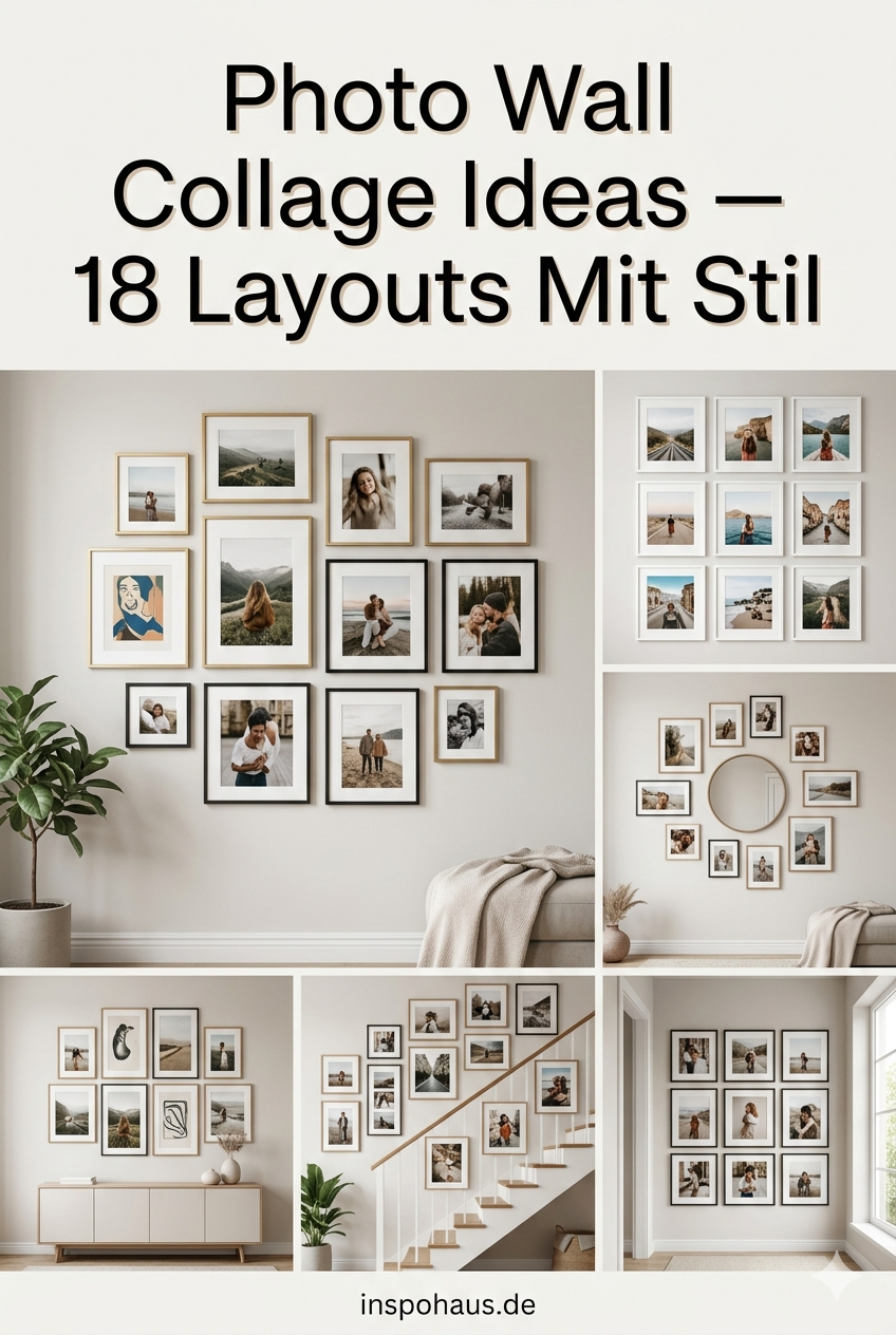 Photo Wall Collage Ideas - 18 Layouts Mit Stil