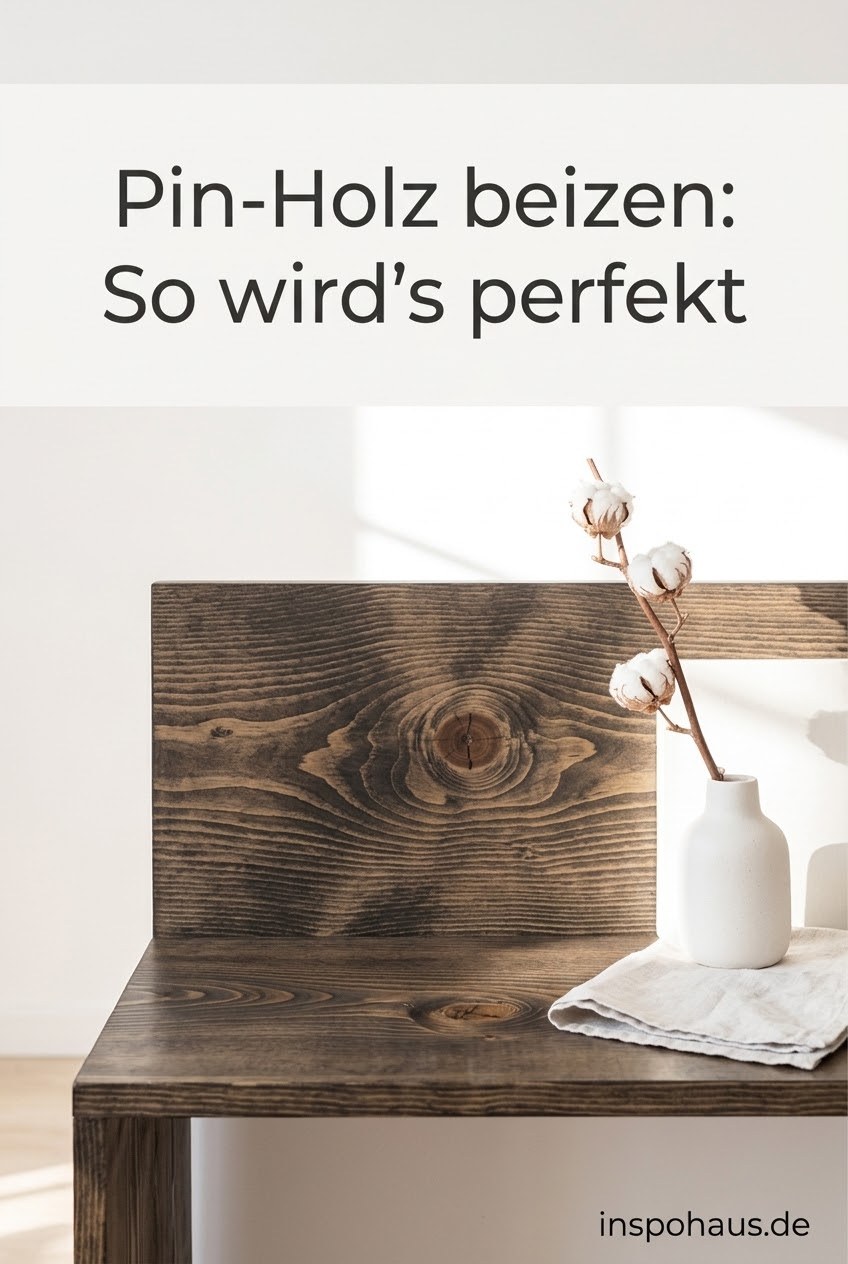 Pin-Holz beizen: So wird's perfekt