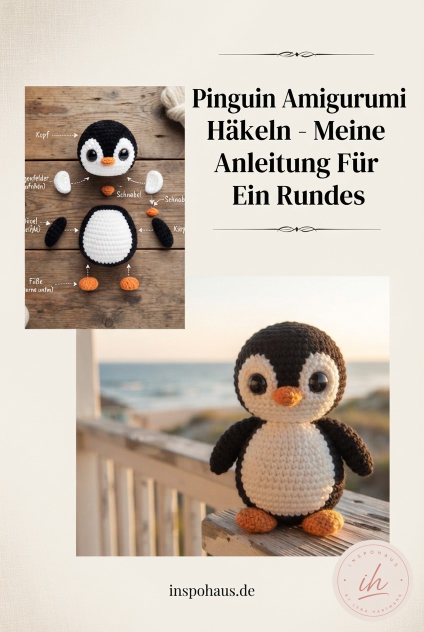 Pinguin Amigurumi Häkeln - Meine Anleitung Für Ein Rundes