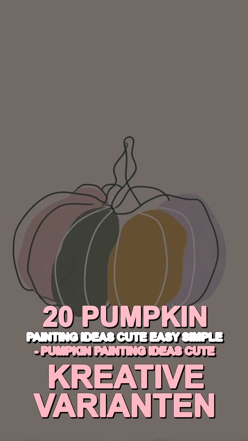 pumpkin painting ideas cute easy simple - Pumpkin Painting Ideas Cute Kreative Varianten