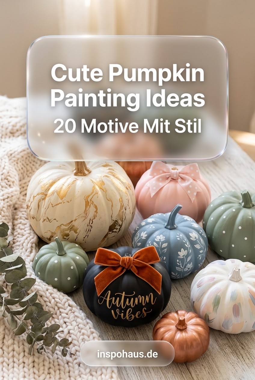 Cute Pumpkin Painting Ideas - 20 Motive Mit Stil