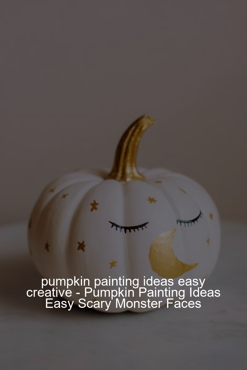 pumpkin painting ideas easy creative - Pumpkin Painting Ideas Easy Scary Monster Faces