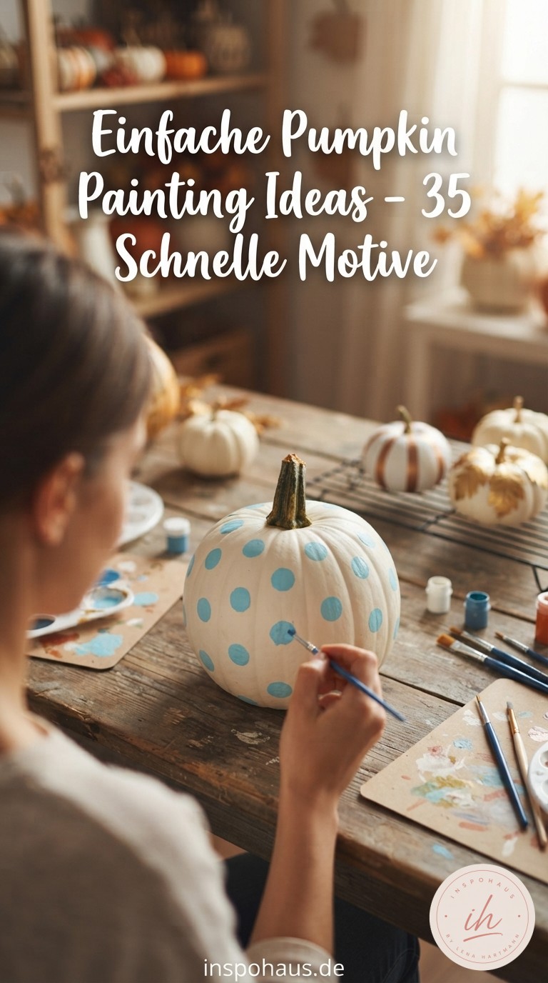 Einfache Pumpkin Painting Ideas - 35 Schnelle Motive