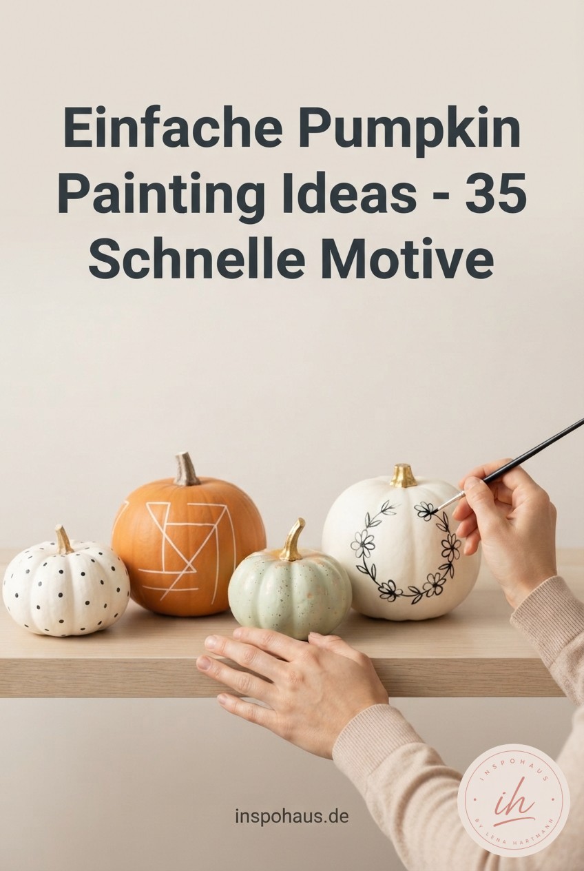 Einfache Pumpkin Painting Ideas - 35 Schnelle Motive
