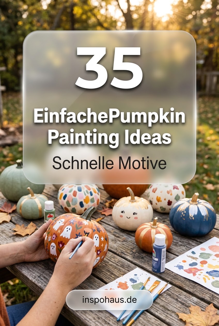 Einfache Pumpkin Painting Ideas - 35 Schnelle Motive