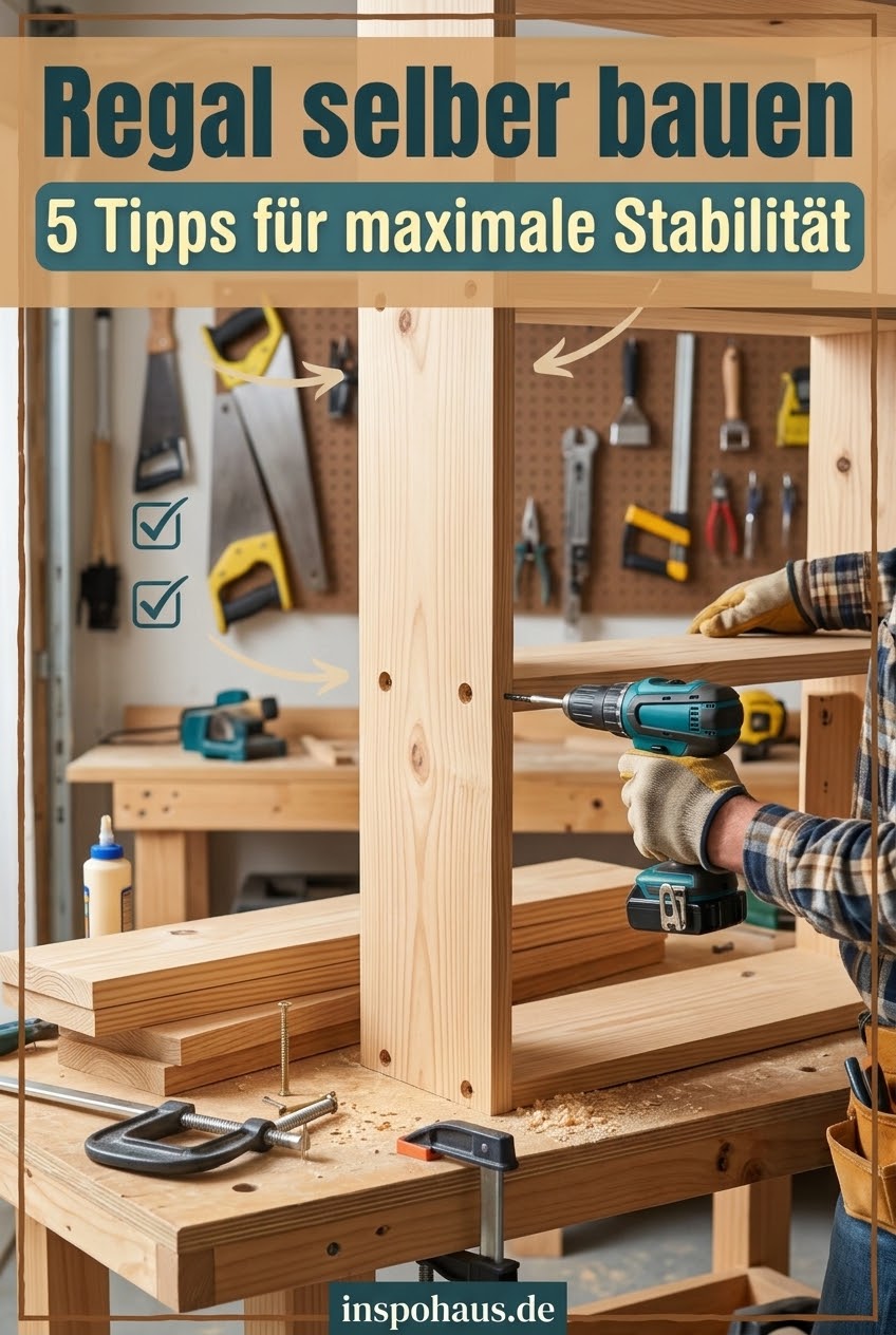 Regal selber bauen: 5 Tipps für maximale Stabilität
