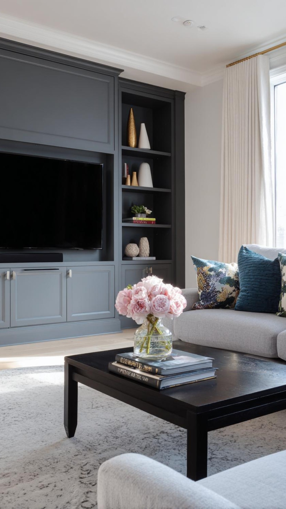 9 Kreative Regalarrangements im Wohnzimmer