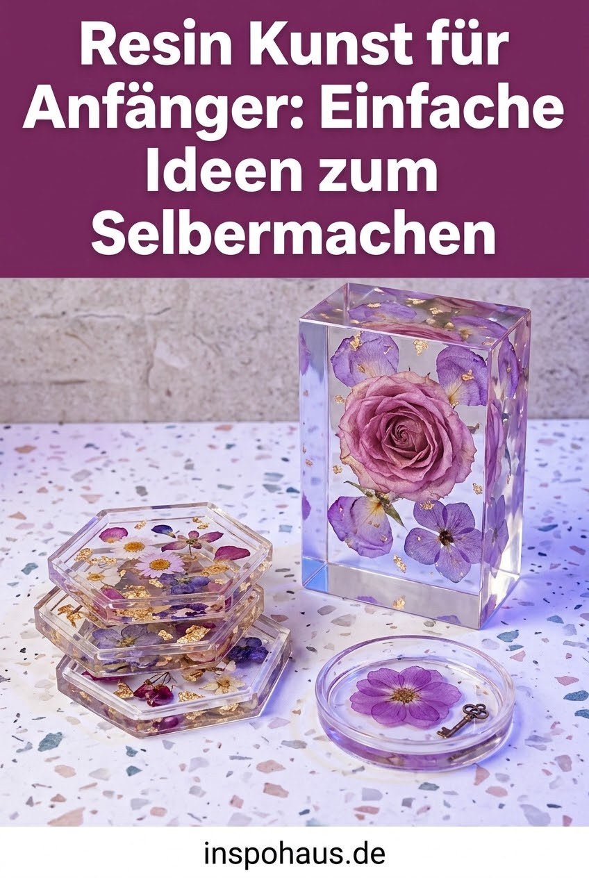 Resin Kunst für Anfänger: Einfache Ideen zum Selbermachen
