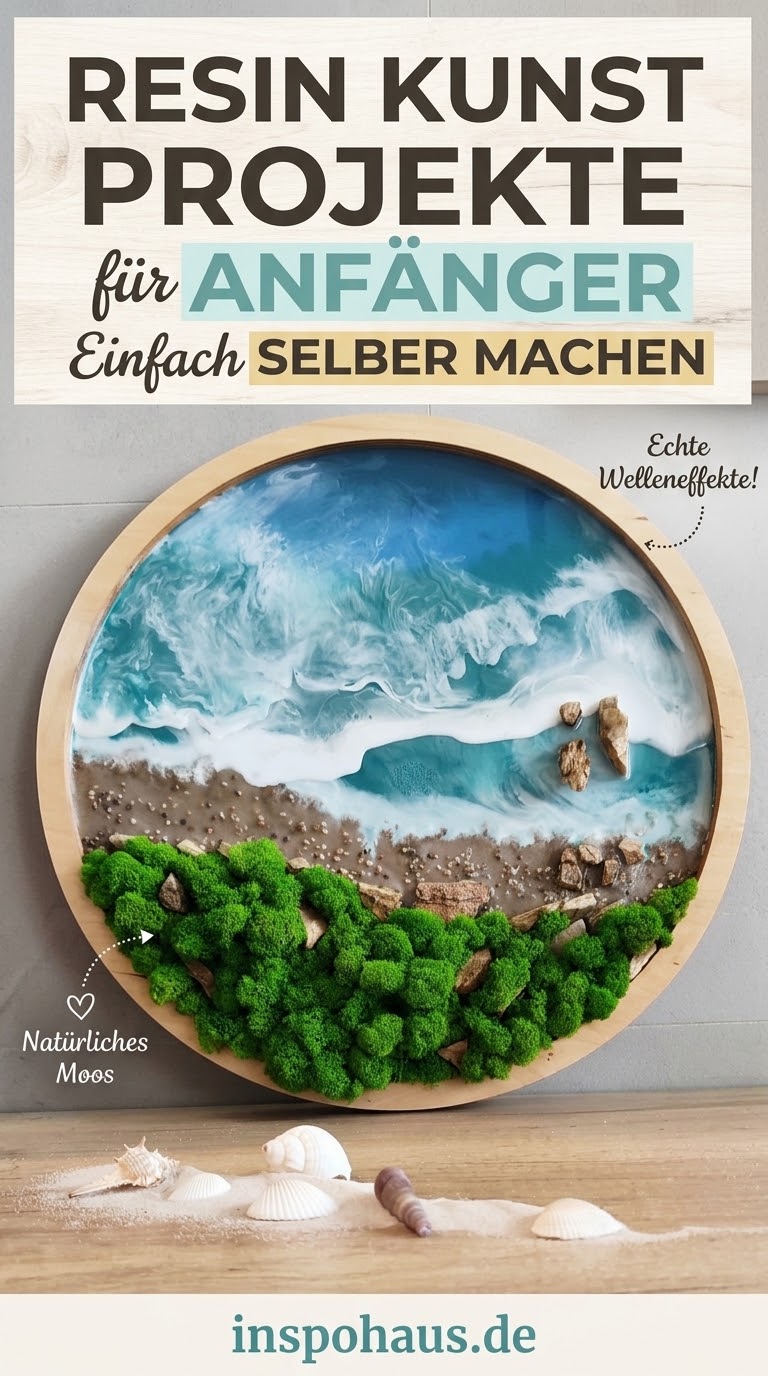 Resin Kunst Projekte Anfänger einfach selber machen