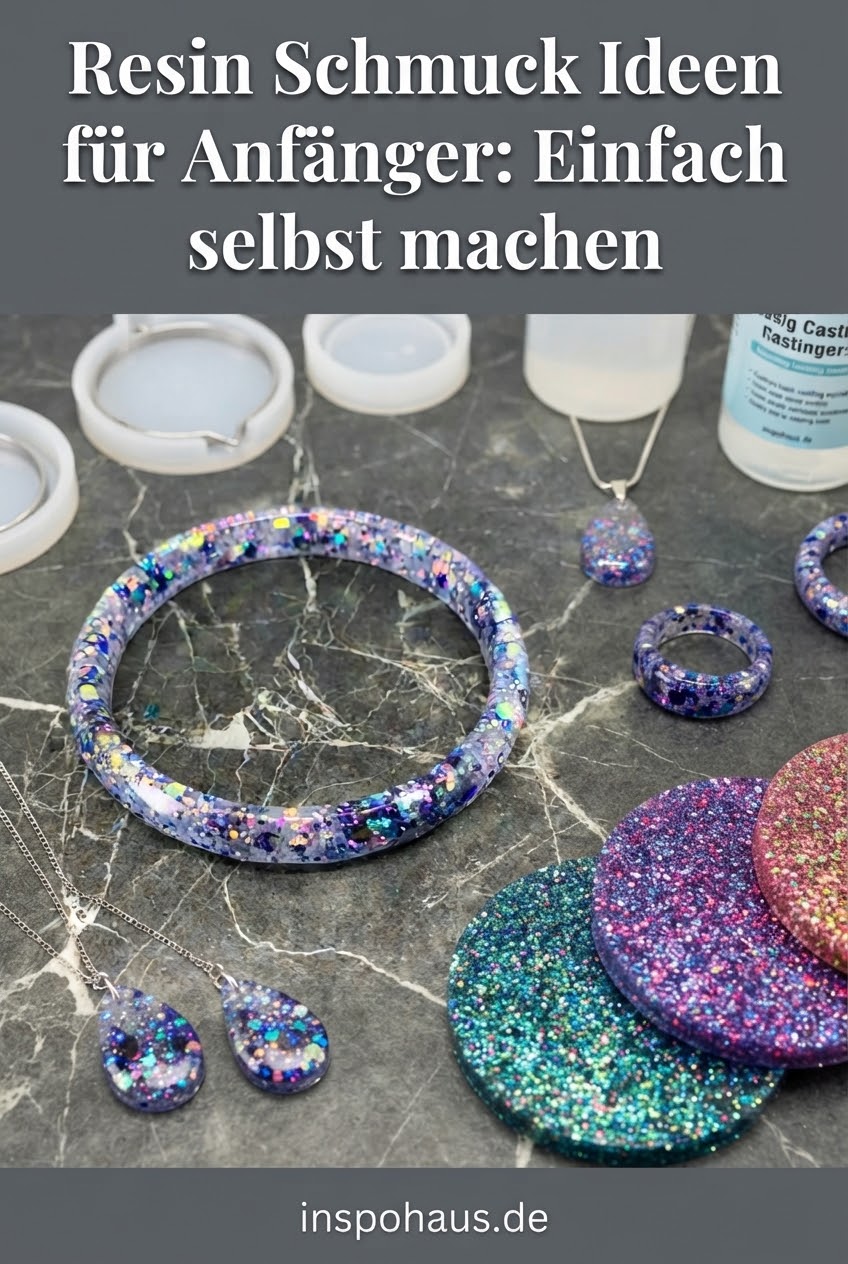 Resin Schmuck Ideen für Anfänger: Einfach selbst machen