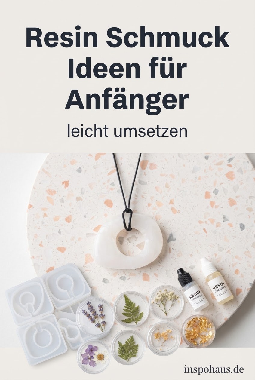 Resin Schmuck Ideen für Anfänger leicht umsetzen