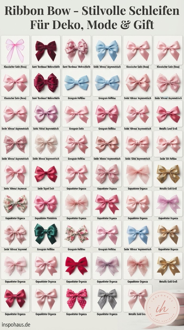 Ribbon Bow - Stilvolle Schleifen Für Deko, Mode & Gift